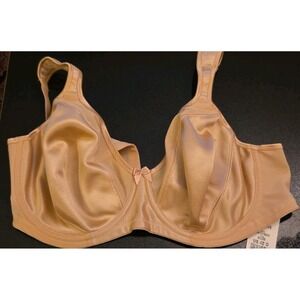 Goddess Hannah Bra Molded Side Support Nude Beige 6131 NEW Size 42D